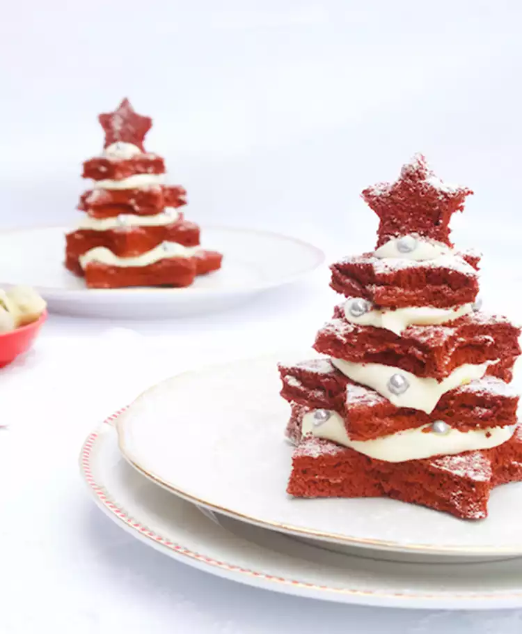 red velvet kerstboompjes